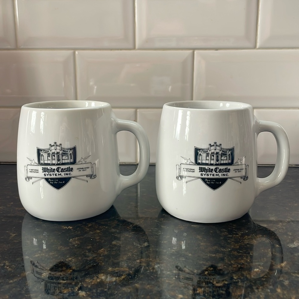 White Castle Vintage Style “Buy em by the Sack” Mugs (Set of 2)